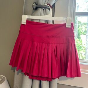 Hot Pink Goldhinge Tennis Skirt